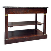 Empire period mahogany console 19th century
