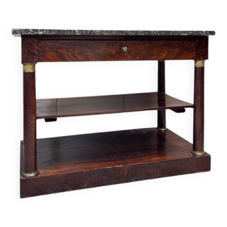Empire period mahogany console 19th century