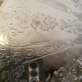 Silver-plated metal trivet EPB made in Sweden