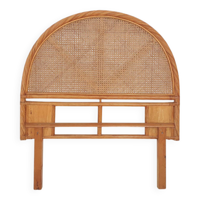 Mid-century rattan head board, 1970's