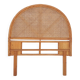 Mid-century rattan head board, 1970's