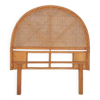 Mid-century rattan head board, 1970's