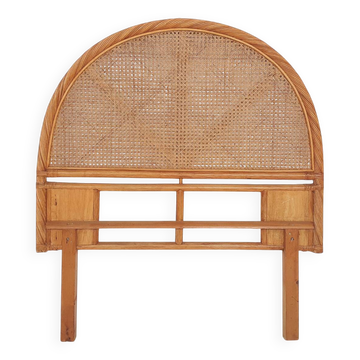 Mid-century rattan head board, 1970's