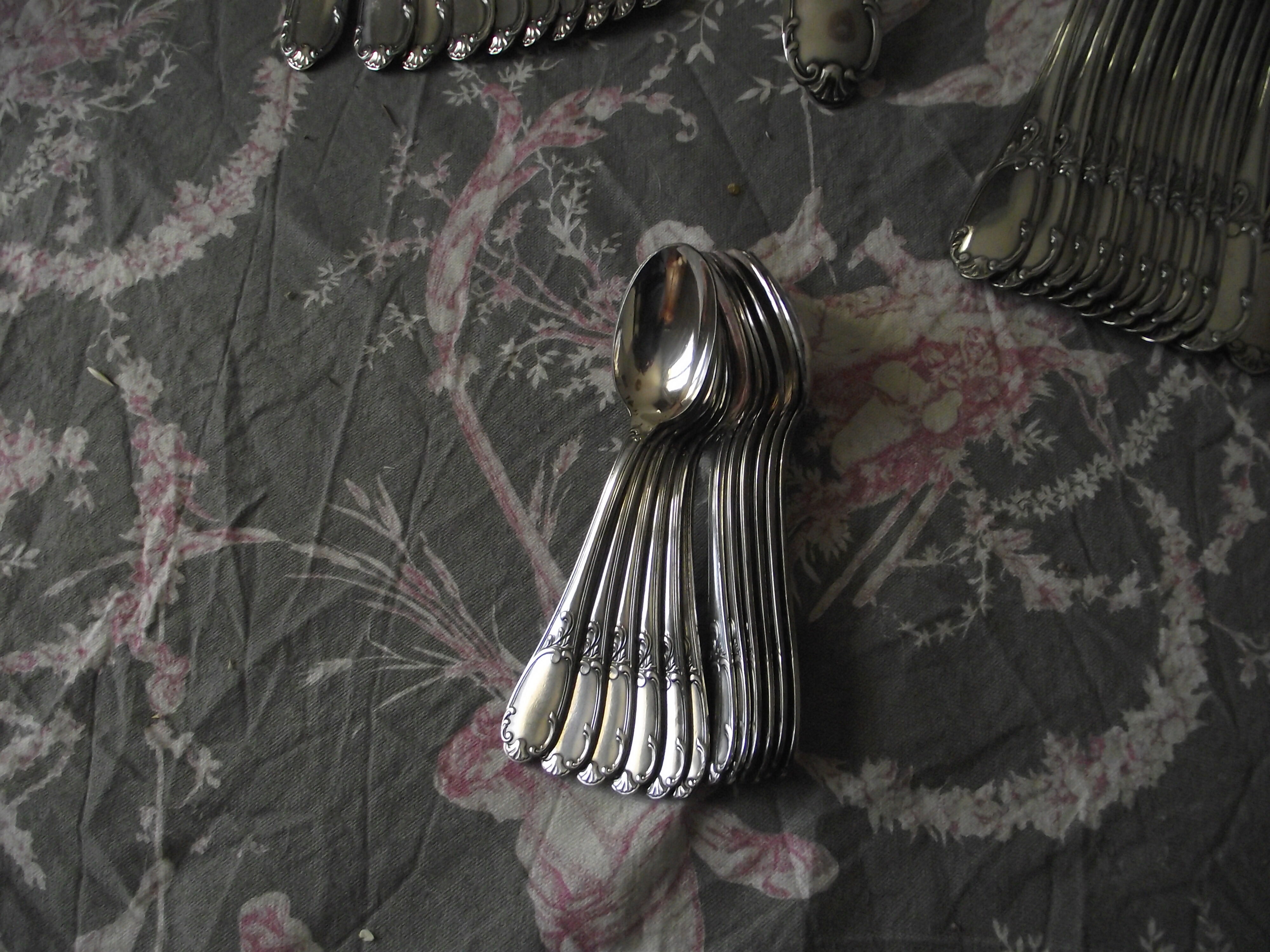 Housewife 37 pieces in silver metal by François Frionnet