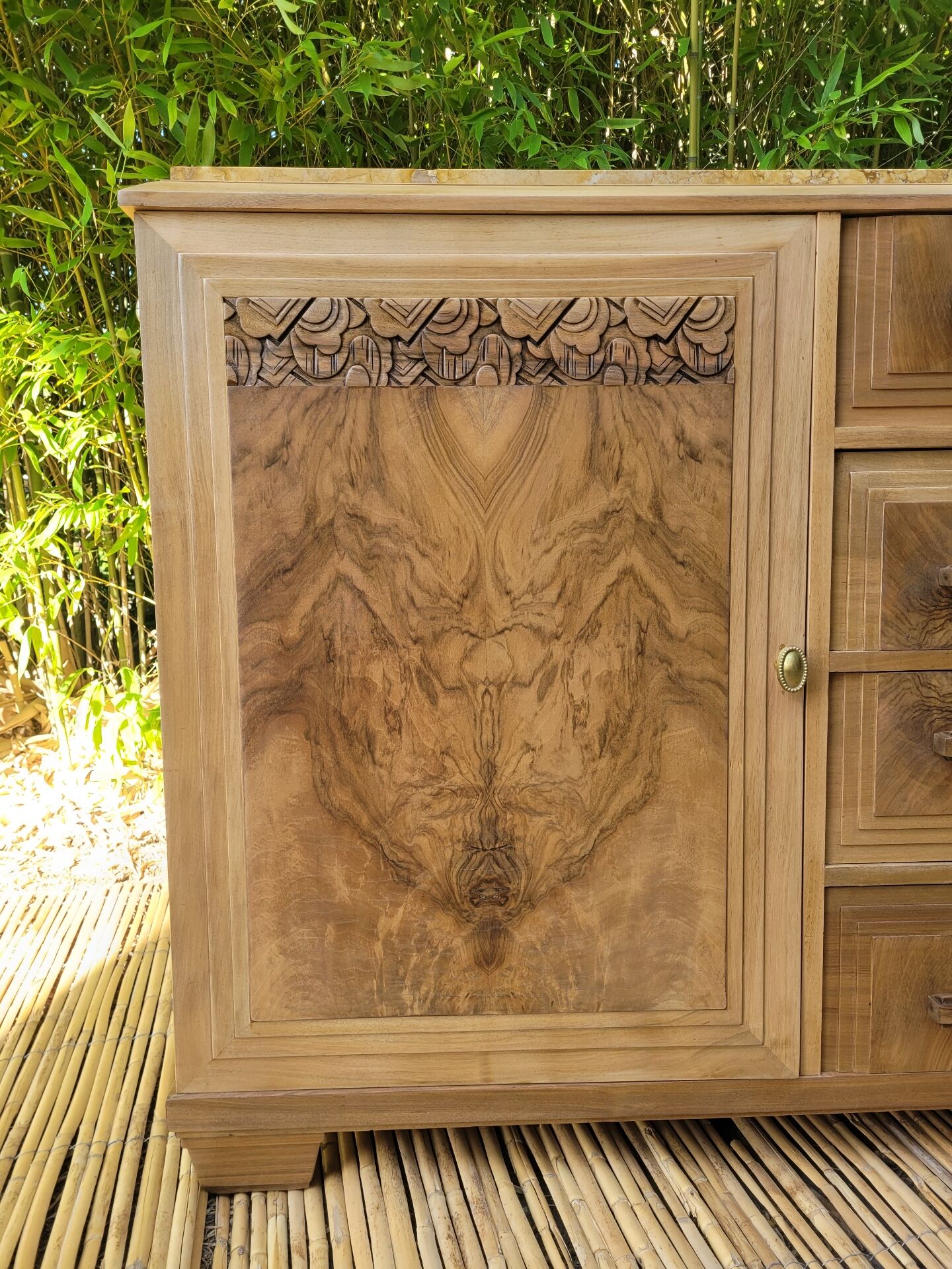Art Deco sideboard stamped