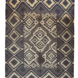 Jute-Wool Handwoven Kilim Rug, Living Area, Indian Traditional RUG\CARPET