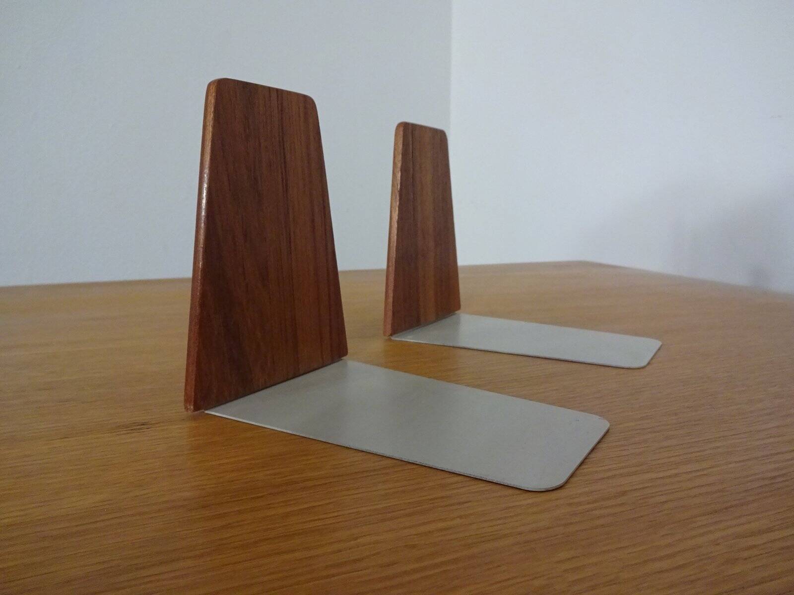 Danish Teak Bookends from Feldballes Møbelfabrik, 1960s, Set of 2