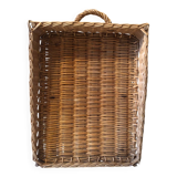 Ancien panier de boulangerie en osier