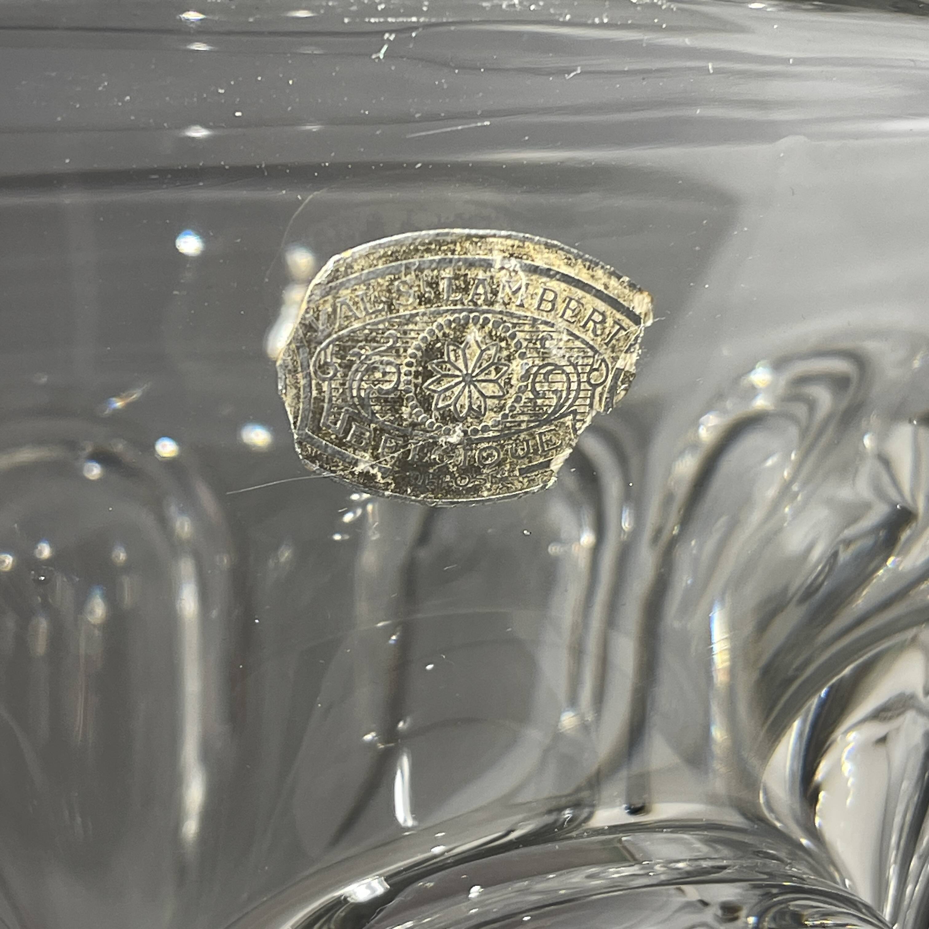 Antonio - Guido Bon / Val Saint Lambert, crystal champagne bucket, 50-60