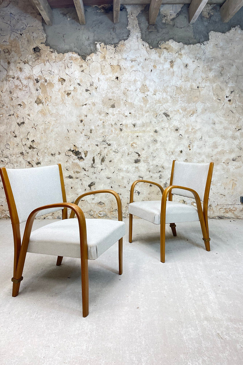 Pair of Bow armchairs