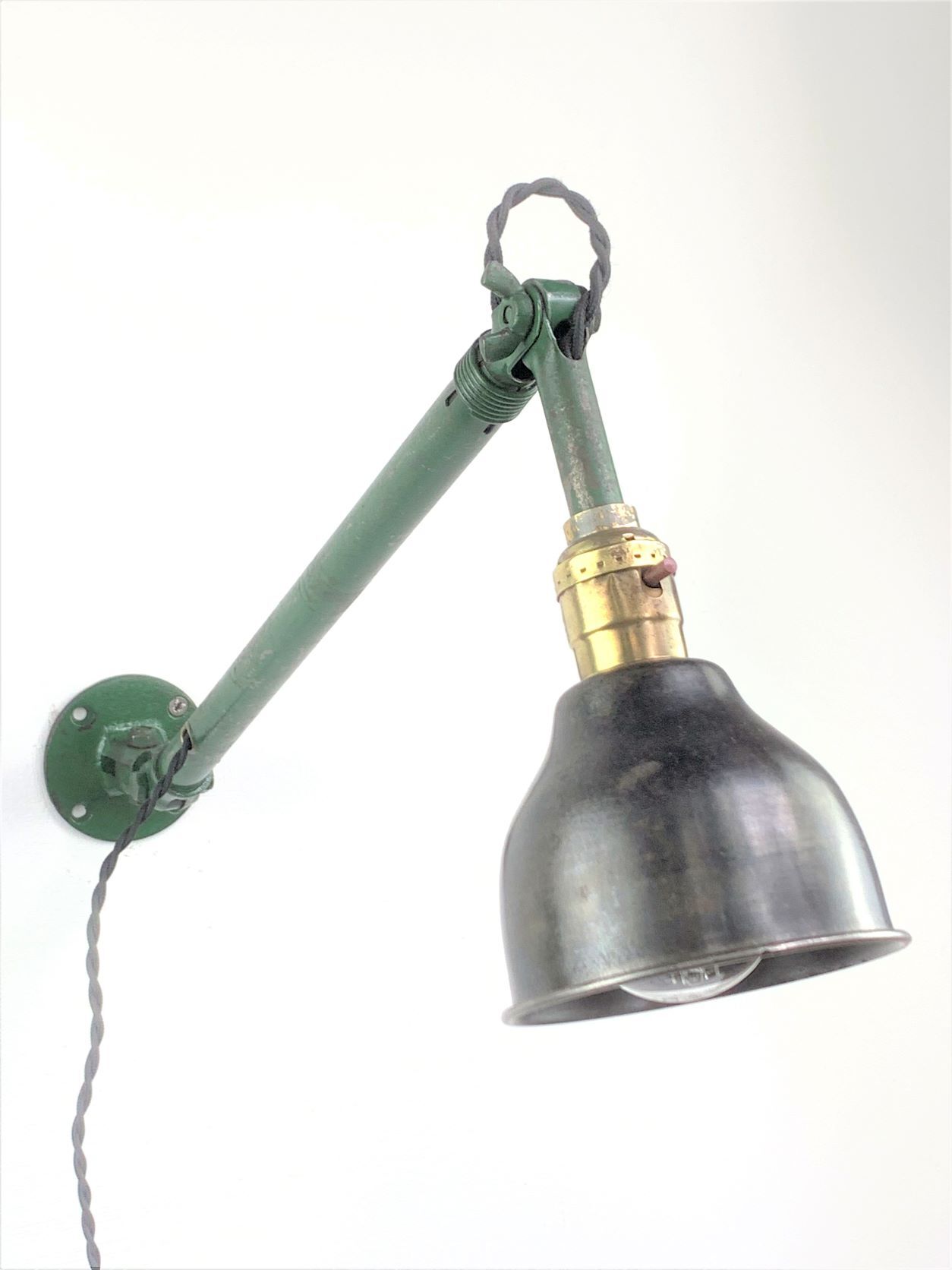 Ajusco adjustable fixture co milwaukee wis old american lamp brand ajusco 1930