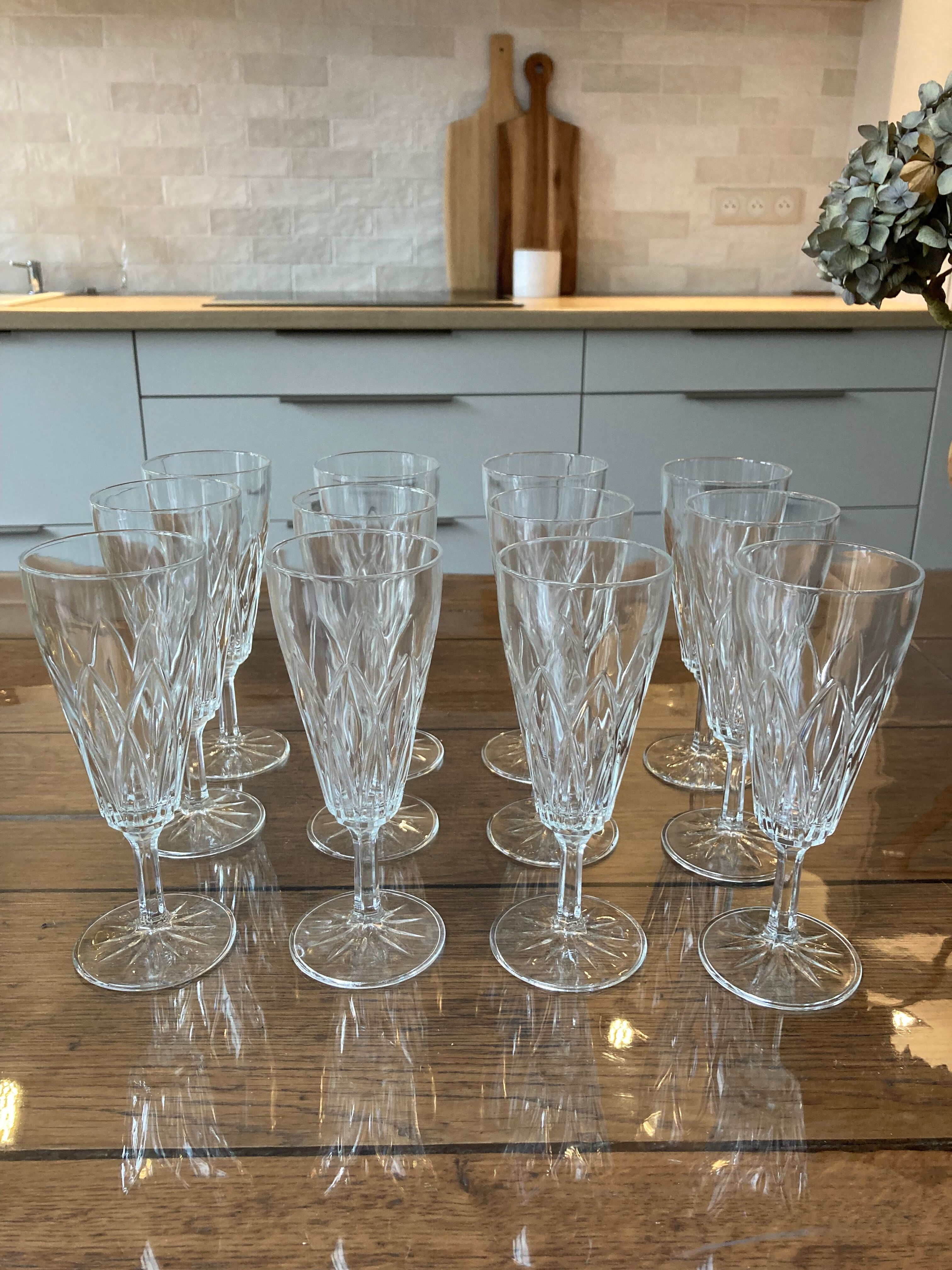 Series of 6 chiseled flutes POP UP CHRISTMAS 2022