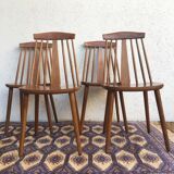 Set of 4 scandinavian chairs