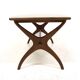 Table basse scandinave en acajou, Suède, 1960