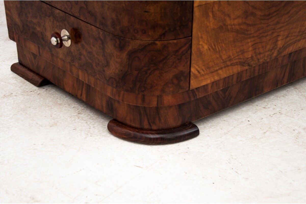 Art Deco chest of drawers, Poland, 1950s