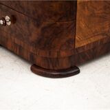 Art Deco chest of drawers, Poland, 1950s