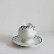 Gien "Memphis" iron clay sauce boat
