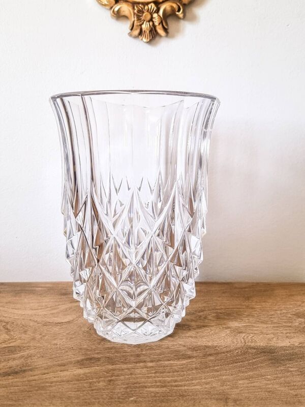 Vase en cristal Val Saint Lambert, 1950