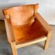 Leather lounge chair 'Natura', Karin Mobring, Ikea, Sweden, 70s