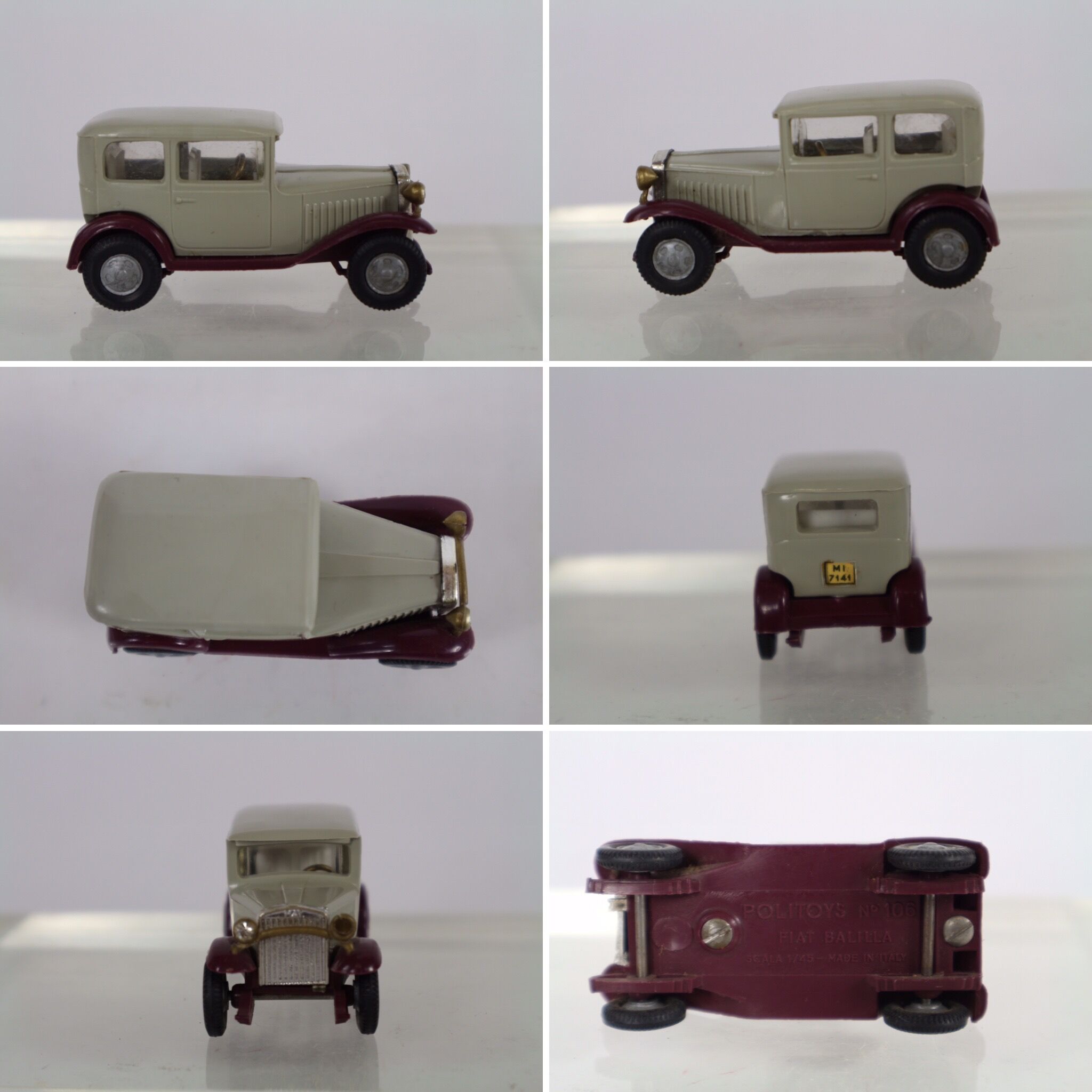 Lot of 17 vintage miniatures of made in Italy cars