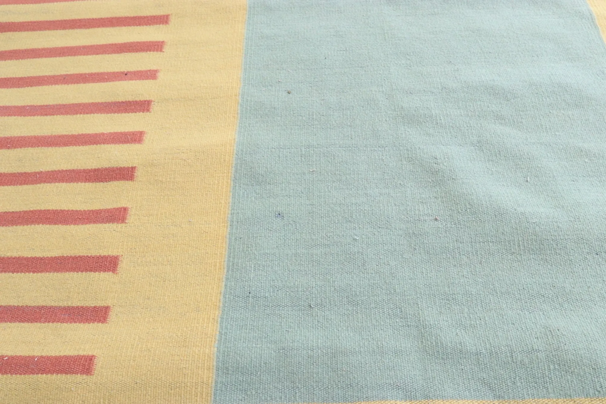 Vintage hand-woven wool kilim / flatweave rug, 1970s–80s