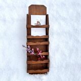 Old wall shelf for postcards or mail