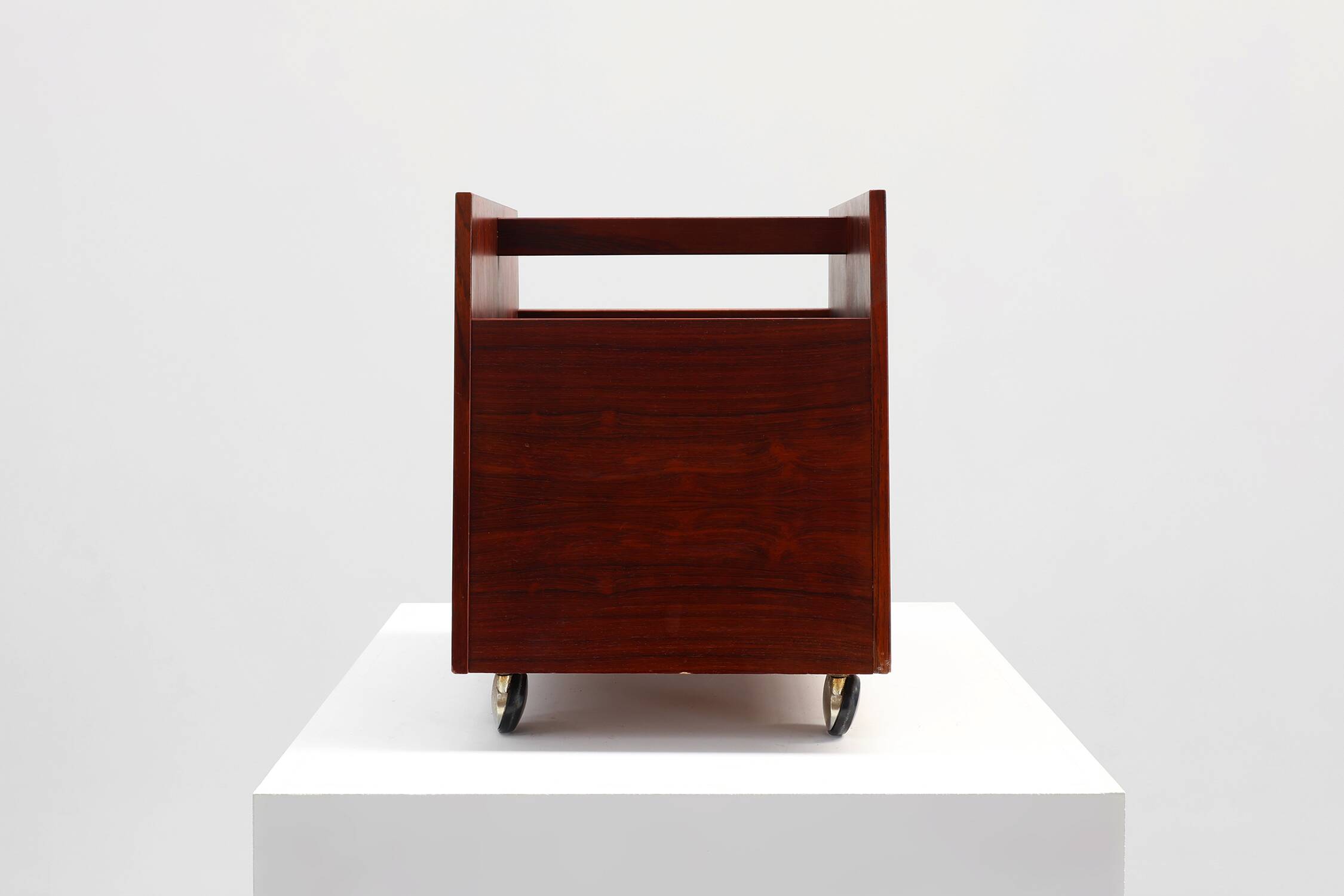 Magazine LP Caddy Rack by Rolf Hesland for Bruksbo, Norway 1970s