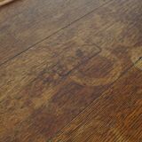 Large antique oak sideboard / chest of drawers / dresser, counter or display cabinet