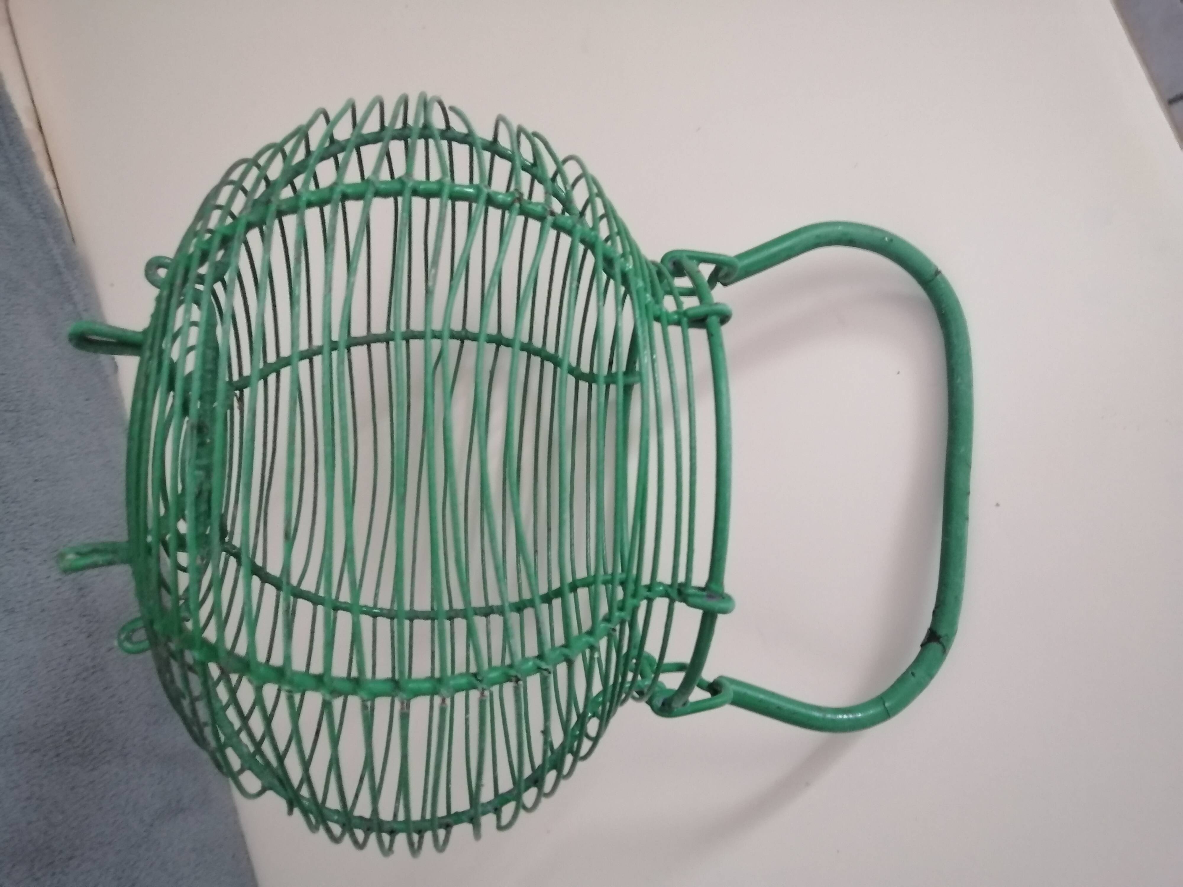 Panier a salade vintage en metal