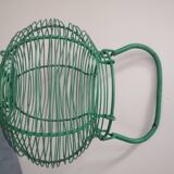 Vintage metal salad basket
