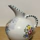 Ceramic pitcher Guerrieri Murano hand-painted Italy 1950s