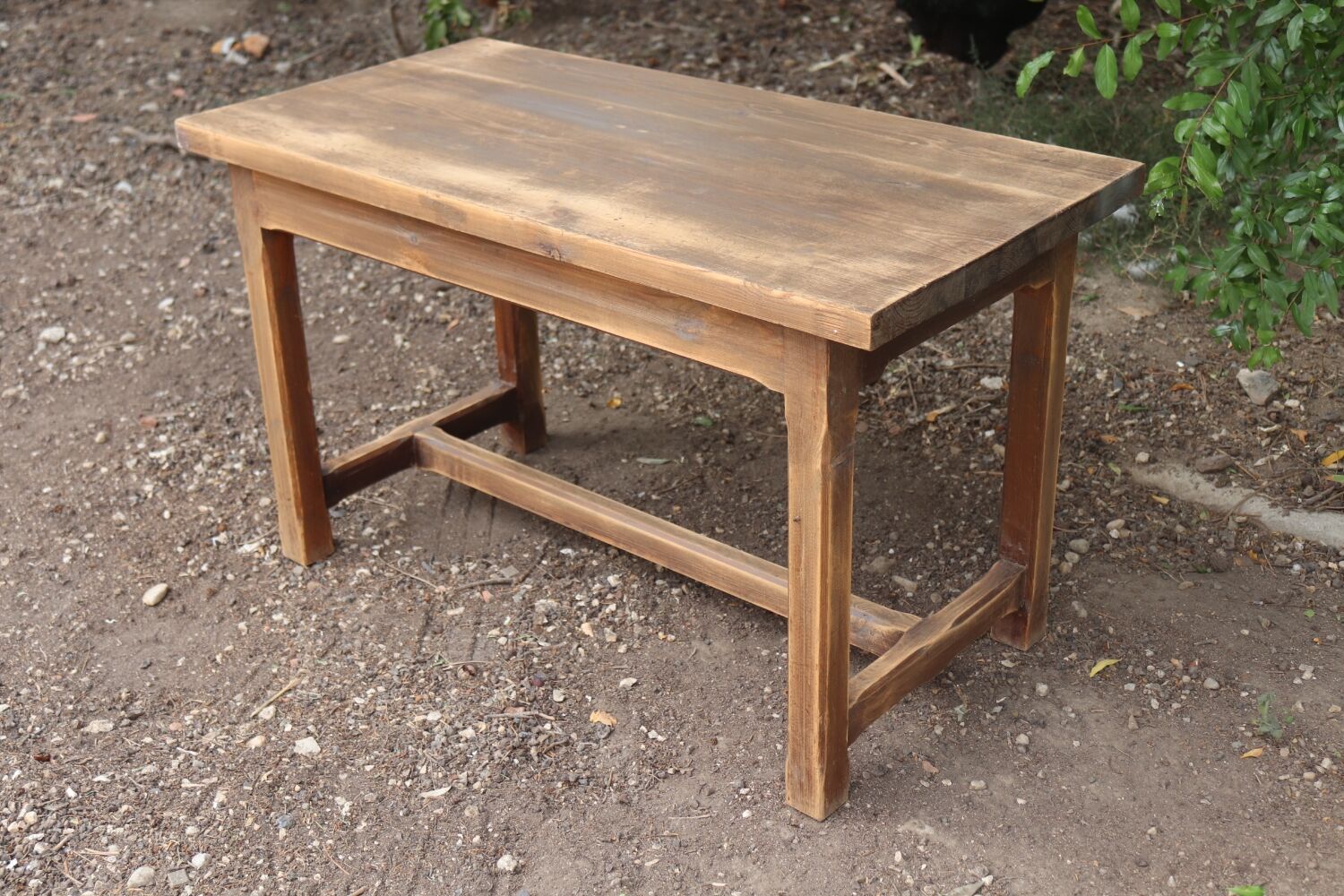 Small oak side table