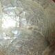 Vintage lamp in wood and mother-of-pearl 70s