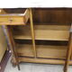 Buffet / Carved Wooden Vaisselier with Mirror and Marble