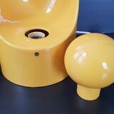 Pair of vintage SC3 lamps by Marcello Cuneo for Gabbianelli