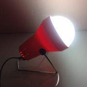 Orange infrared lamp by Condel / vintage 70s