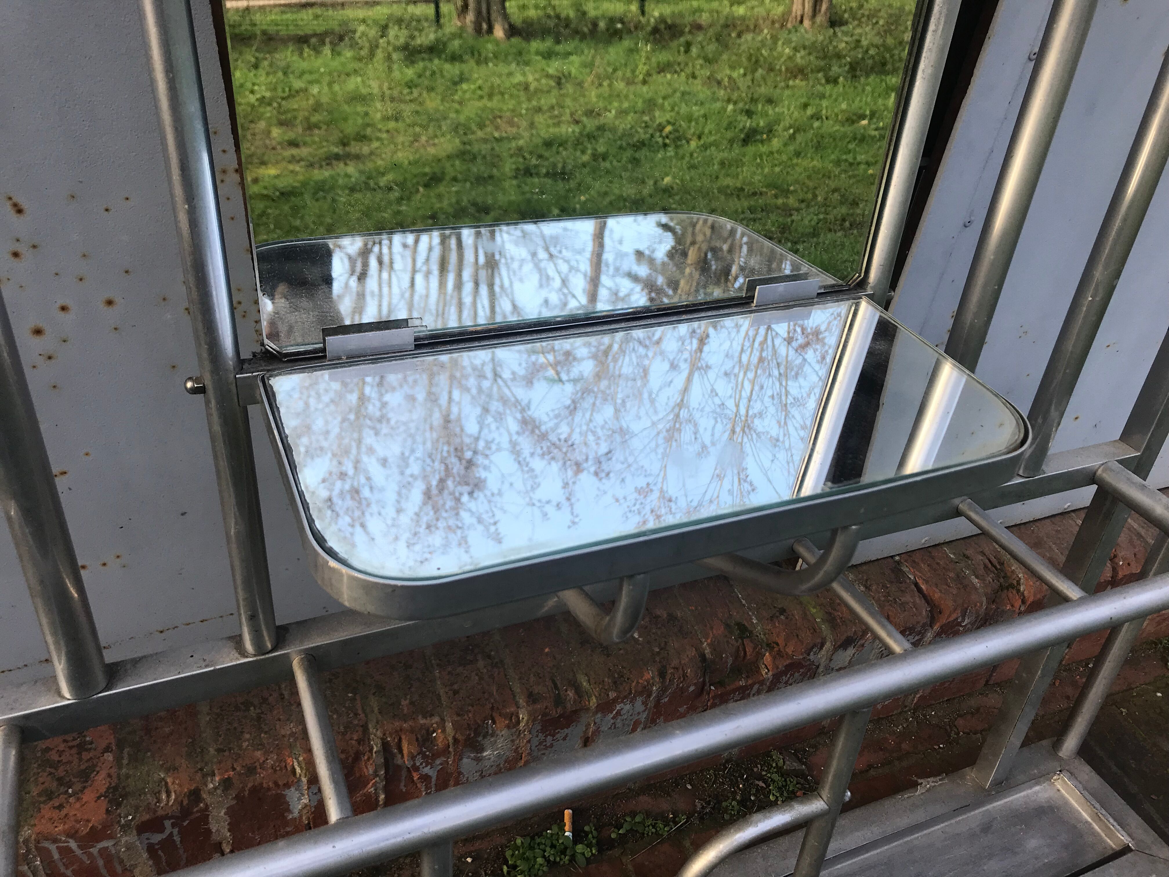 Art Deco tin cloakroom