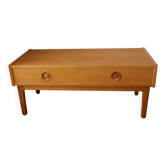 Enfilade basse ou petit meuble TV scandinave, 1960