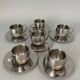 Service à café vintage inox 18/10 imco design italien