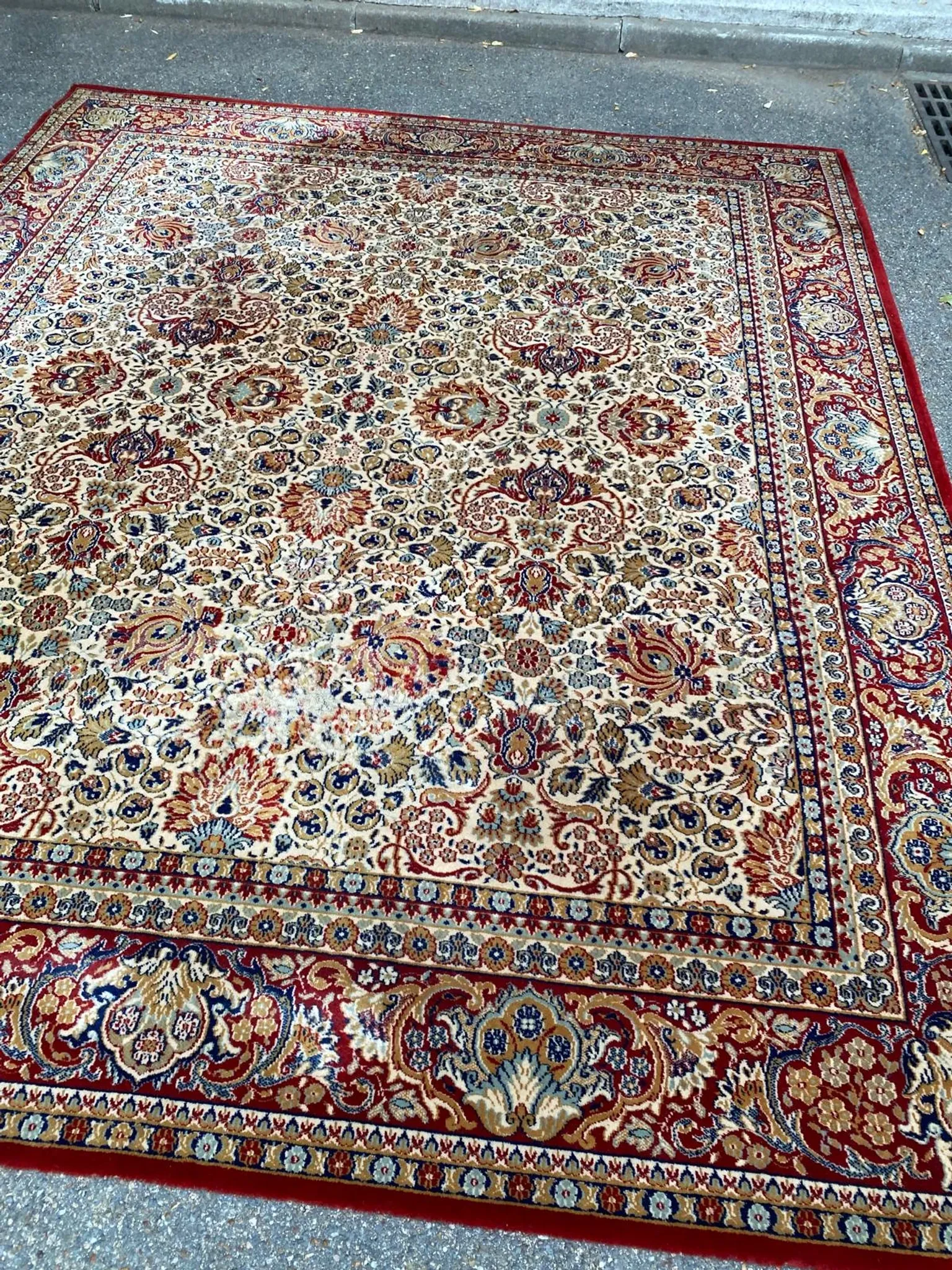 Large Persian carpet 100% pure wool 250x300 cm Kemal