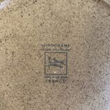 10 dessert plates, Longchamp, 1970, brown