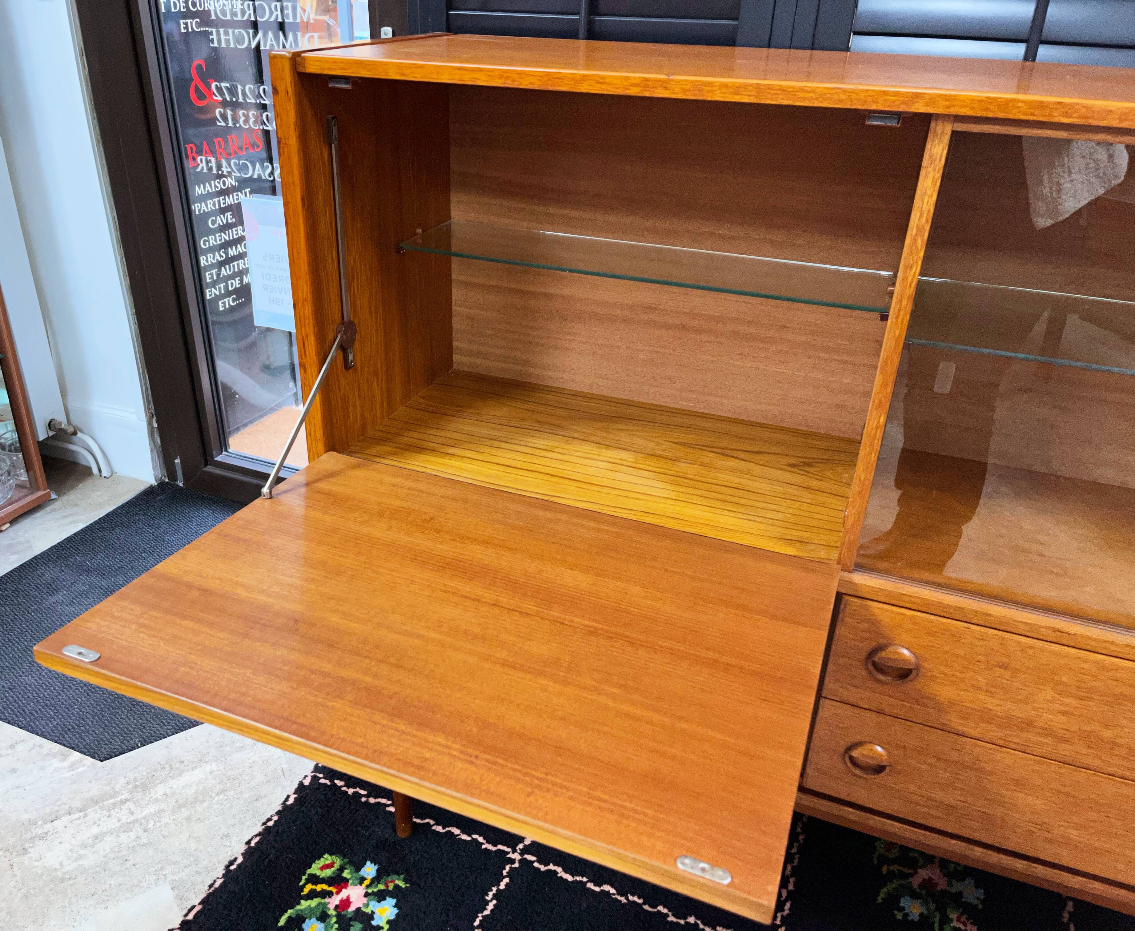 Small Sideboard furniture enfilade vintage office 50/60 Danish style design