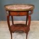 Marquetry living room table