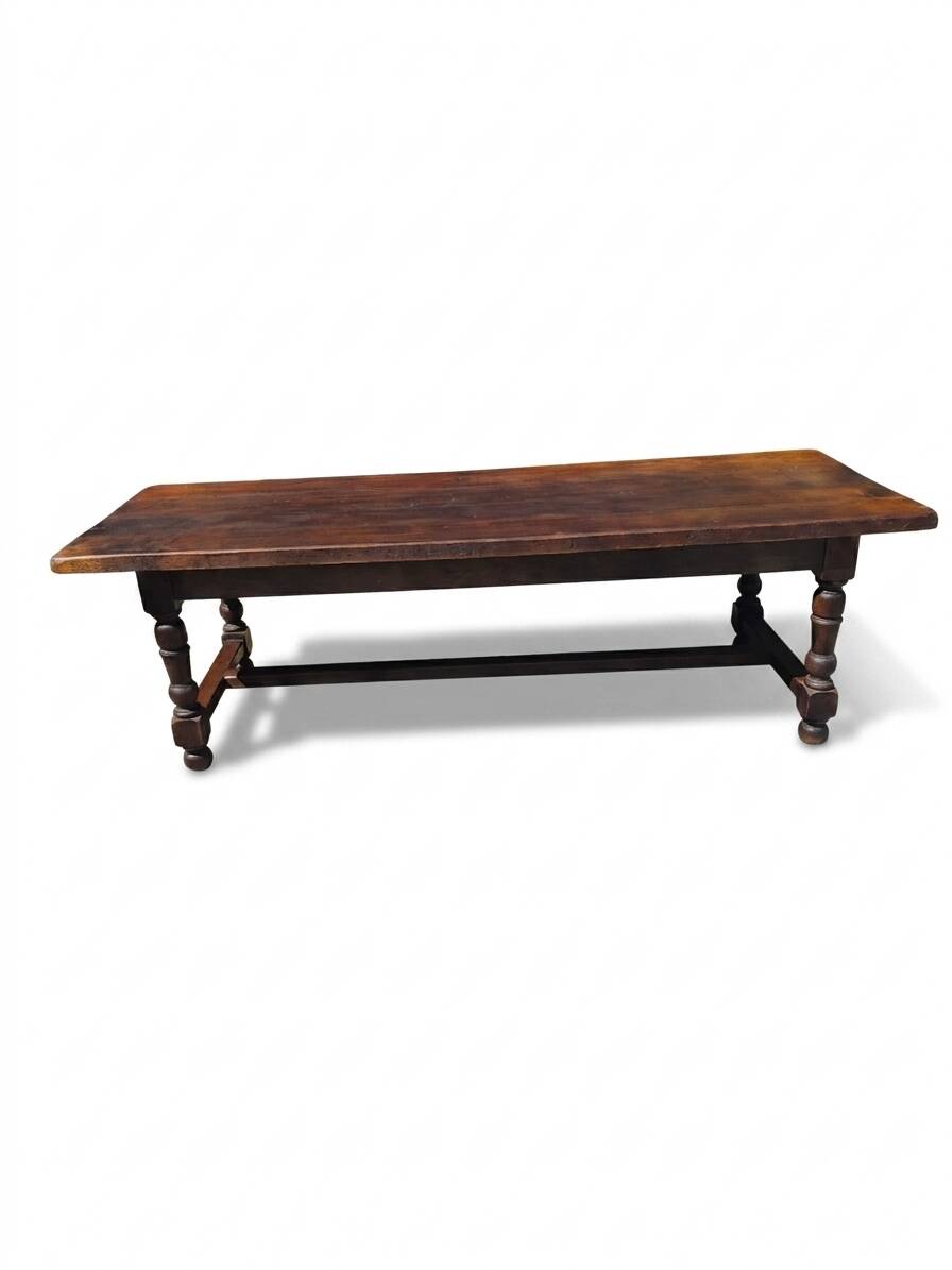 Table de ferme en chêne massif,  250 × 87cm