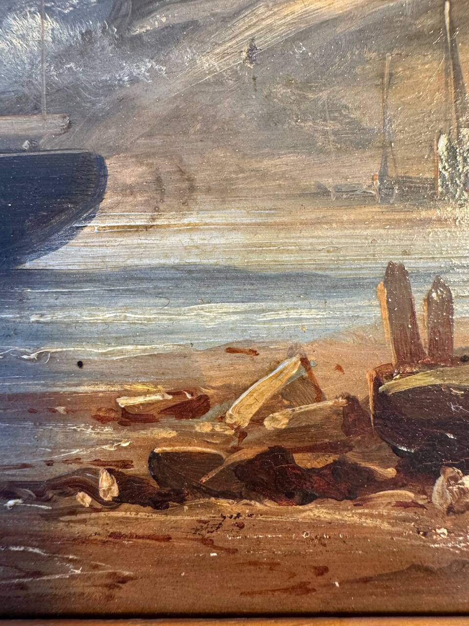 Painting, Seascape on the Opal Coast, 19th century