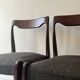 Set of 4 Scandinavian teak chairs by Niels Otto Moller, Denmark 1950.
