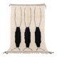 Handmade Berber rug, traditional craftsmanship, size 150 x 250 cm