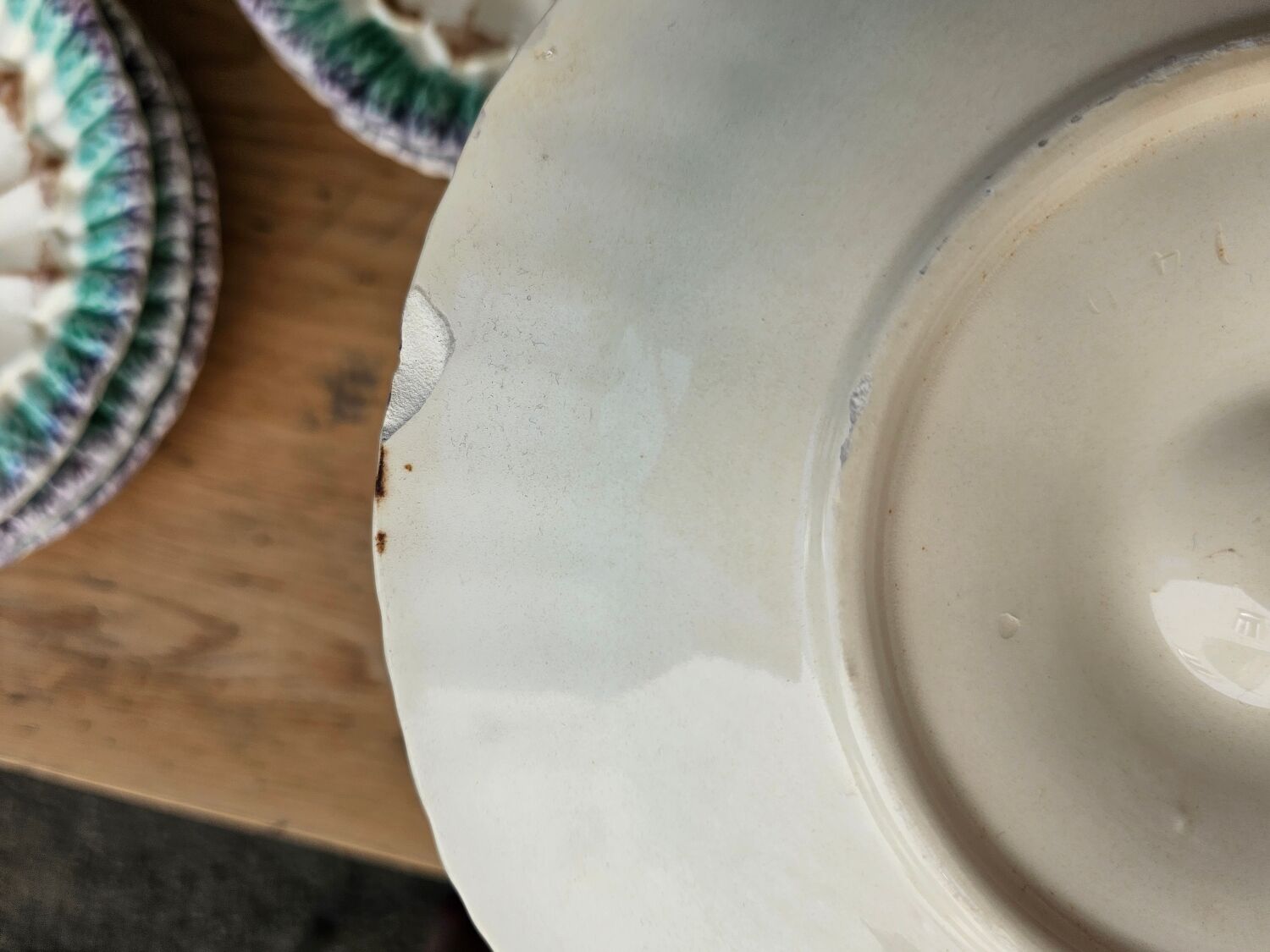 Longchamp Terre de Fer asparagus plates