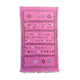 Moroccan Berber carpet handmade ethnic pink 140x245 cm