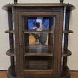 Old solid wood showcase